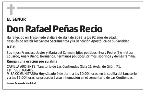 Don Rafael Peñas Recio