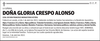 Doña  Gloria  Crespo  Alonso