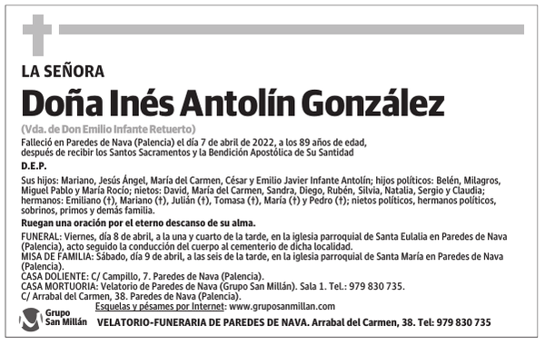 Doña Inés Antolín González