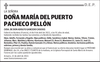 Doña  María  del  Puerto  Pacheco  Pellón