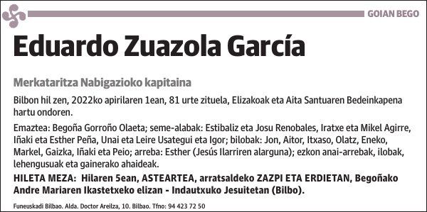 Eduardo Zuazola García