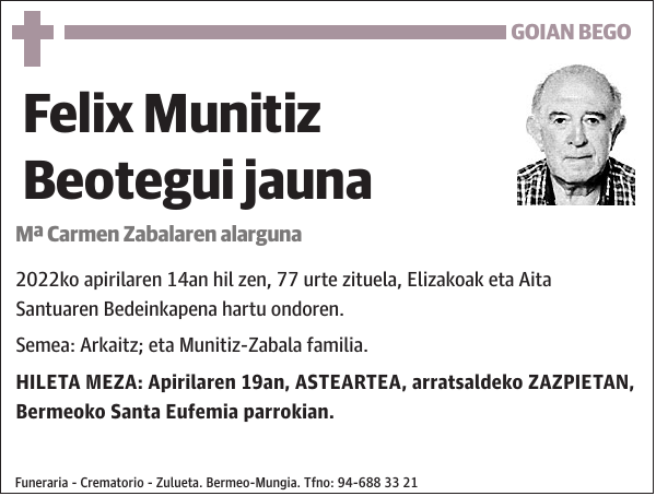 Felix Munitiz Beotegui