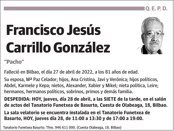 Francisco Jesús Carrillo González