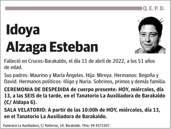 Idoya Alzaga Esteban