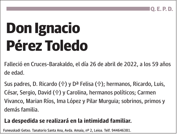 Ignacio Pérez Toledo