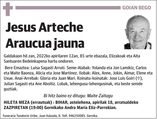 Jesus Arteche Araucua
