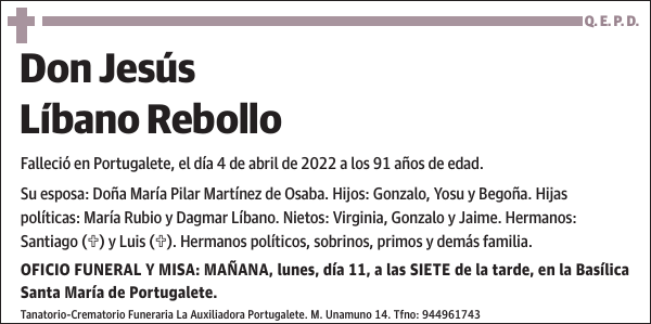 Jesús Líbano Rebollo