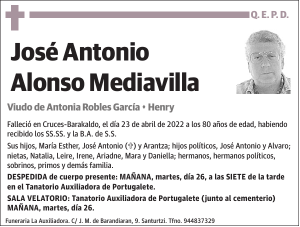José Antonio Alonso Mediavilla