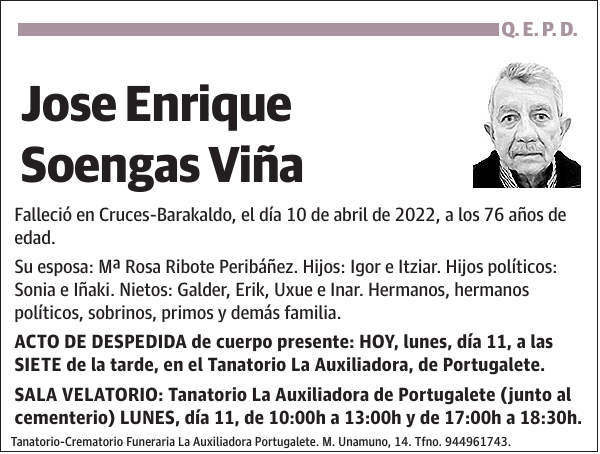 Jose Enrique Soengas Viña
