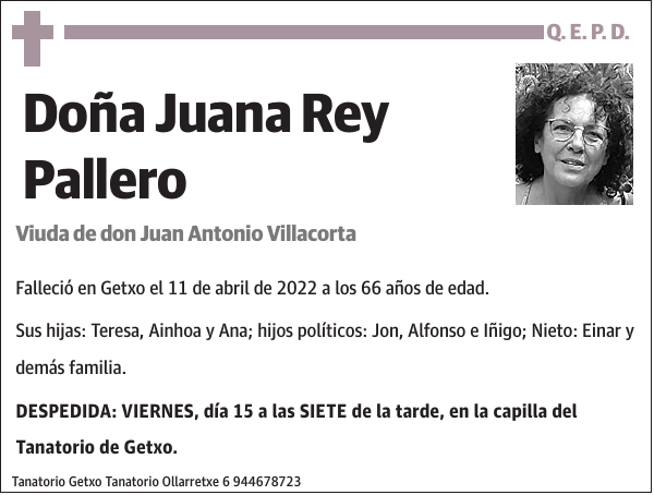 Juana Rey Pallero