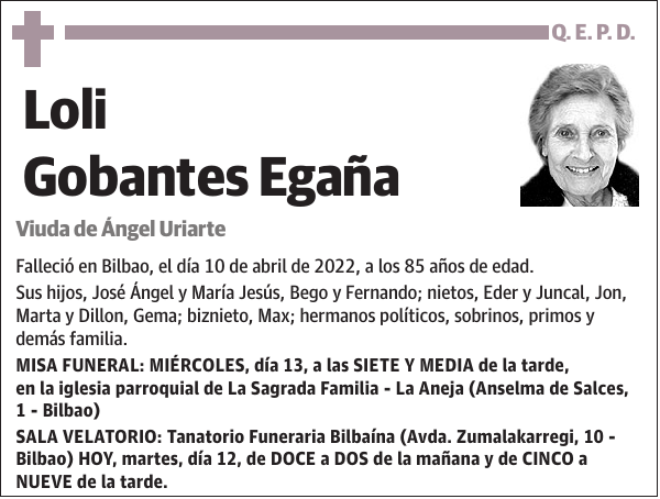 Loli Gobantes Egaña