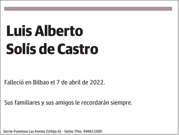 Luis Alberto Solís de Castro
