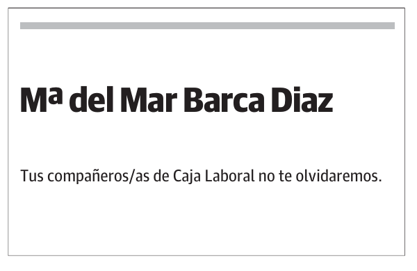 Mª del Mar Barca Diaz