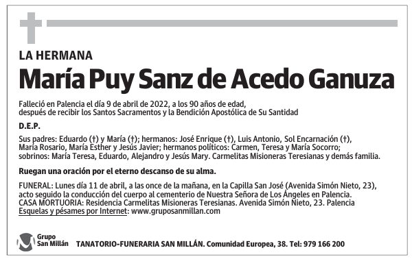 María Puy Sanz de Acedo Ganuza