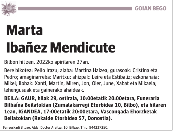Marta Ibañez Mendicute