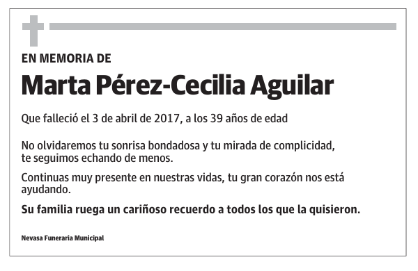 Marta Pérez-Cecilia Aguilar