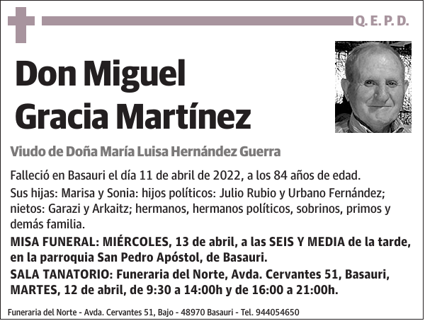 Miguel Gracia Martínez