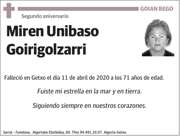 Miren Unibaso Goirigolzarri