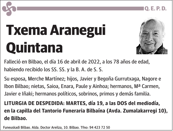 Txema Aranegui Quintana