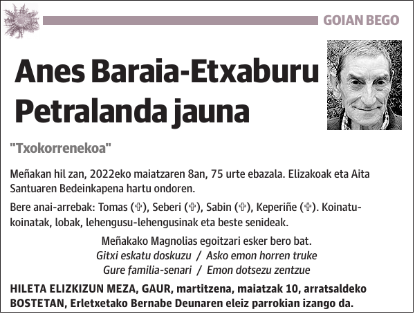 Anes Baraia-Etxaburu Petralanda