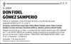 DON  FIDEL  GÓMEZ  SAMPERIO