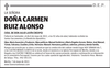 DOÑA  CARMEN  RUIZ  ALONSO