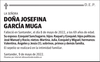 DOÑA  JOSEFINA  GARCÍA  MUGA