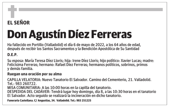 Don Agustín Díez Ferreras