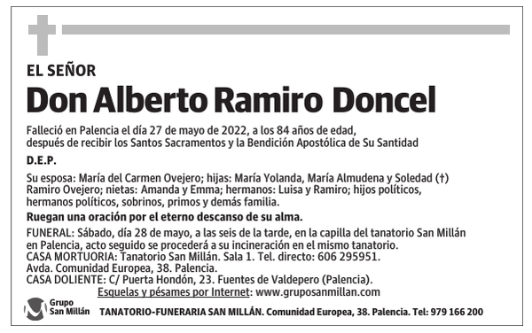 Don Alberto Ramiro Doncel
