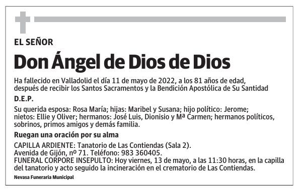 Don Ángel de Dios de Dios