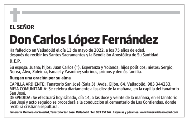 Don Carlos López Fernández
