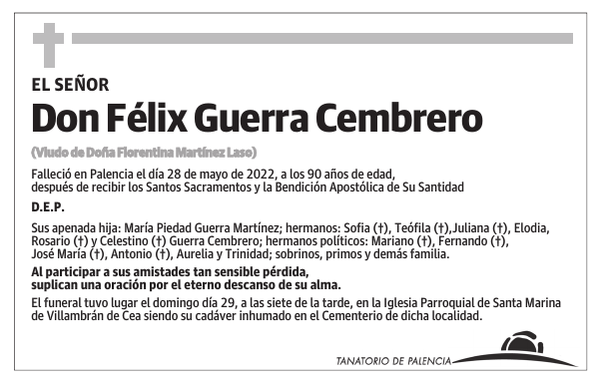 Don Félix Guerra Cembrero