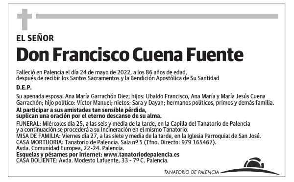 Don Francisco Cuena Fuente