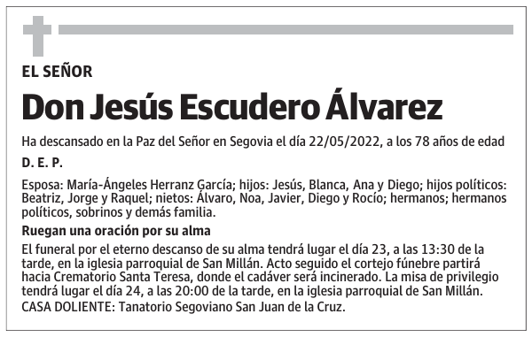 Don Jesús Escudero Álvarez