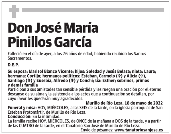 Don  José  María  Pinillos  García