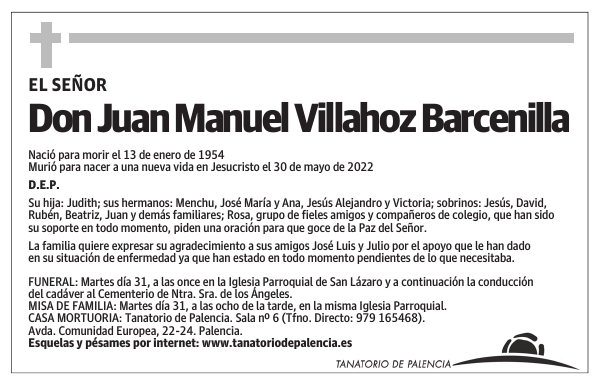 Don Juan Manuel Villahoz Barcenilla