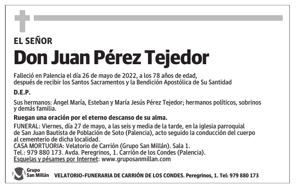 Don Juan Pérez Tejedor