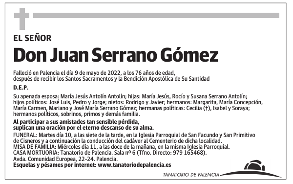 Don Juan Serrano Gómez