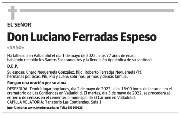 Don Luciano Ferradas Espeso