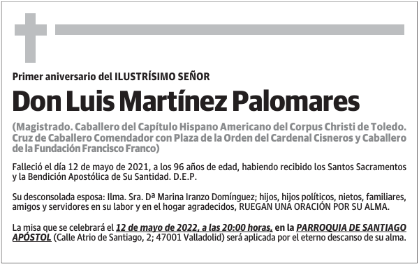 Don Luis Martínez Palomares