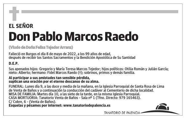 Don Pablo Marcos Raedo