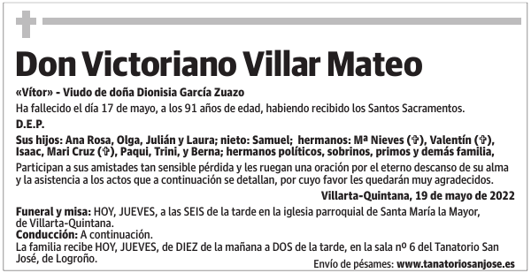 Don  Victoriano  Villar  Mateo