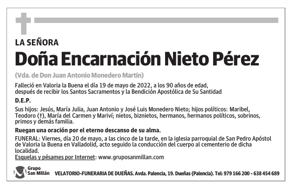 Doña Encarnación Nieto Pérez