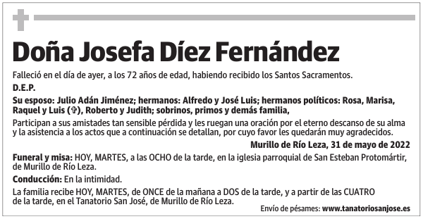 Doña  Josefa  Díez  Fernández