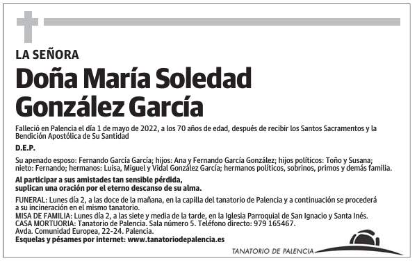 Doña María Soledad González García