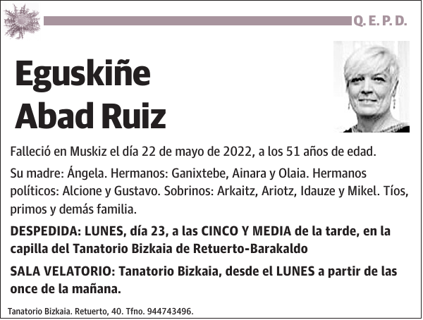 Eguskiñe Abad Ruiz