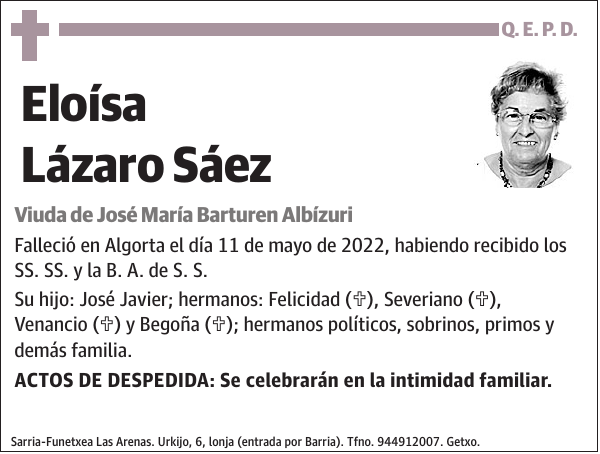 Eloísa Lázaro Sáez