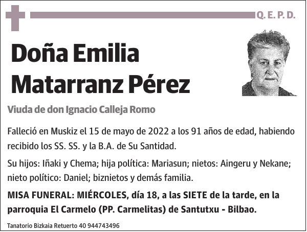 Emilia Matarranz Pérez
