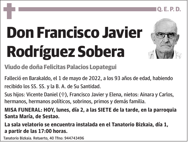 Francisco Javier Rodríguez Sobera