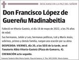 Francisco  López  de  Guereñu  Madinabeitia